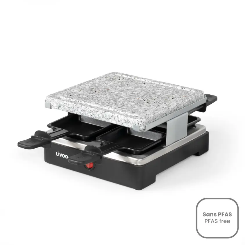 Appareil à raclette 4 personnes