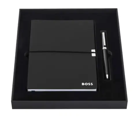 Parure HUGO BOSS (stylo bille & carnet A5)