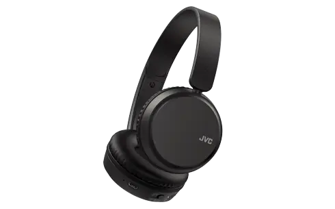 Casque supra-auriculaire Bluetooth pliable.