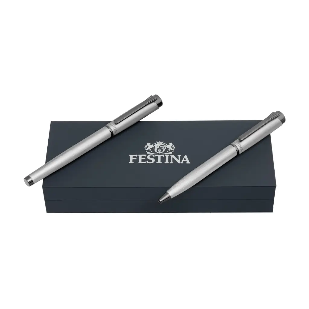 Parure Originals Silver (stylo bille & stylo roller)