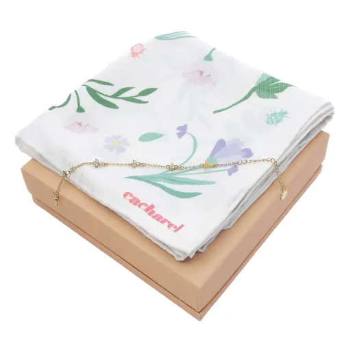 [CPBM449E] Coffret Ambre (foulard+bracelet) Cacharel