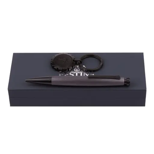 [FPBK198A] Parure Chronobike Black (stylo bille & porte-clefs)