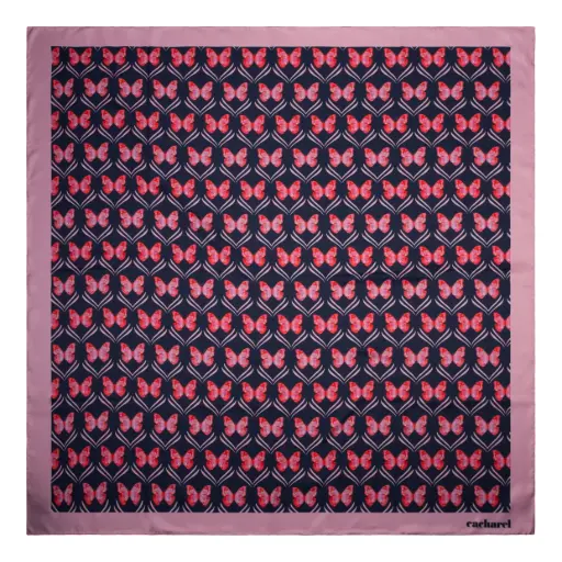 [CFL037N] Foulard Pontia Navy