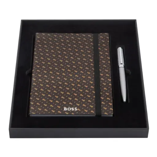 [HPBH441B] Parure HUGO BOSS (stylo bille & carnet A5)
